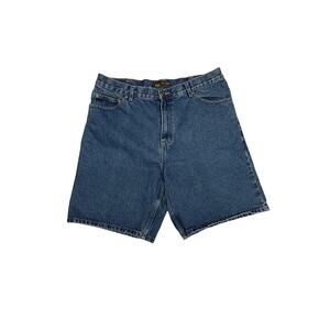 Route 66 Relaxed Fit Denim Jean Shorts Men’s Size 36 Blue 100% Cotton Casual